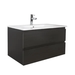 Meuble lavabo suspendu avec vasque intégrée